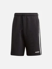 (DQ3071) ESSENTIALS 3-STRIPES FLEECE SHORTS-BLACK